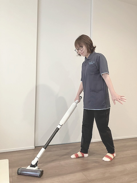 お部屋のお掃除にうかがったところ